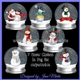 SNOW GLOBES SET 2