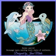 MERMAID ROCKER CARD