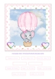 BABY GIRL BALLOON QUICK CARD