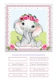 ROSE ELEPHANT QUICK CARD