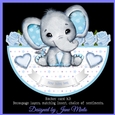 BABY BOY ROCKER CARD