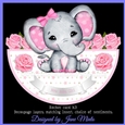 BABY GIRL ROCKER CARD