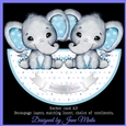 TWIN BOYS ROCKER CARD