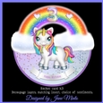UNICORN ROCKER CARD