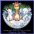 JUNGLE BABIES ROCKER CARD