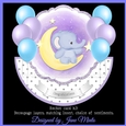 BABY ELLIE rocker card