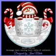 CHRISTMAS MOCHA rocker card