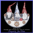 3 WISE GNOMES rocker card