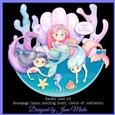 MERMAIDS rocker card