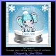 BABYS FIRST CHRISTMAS - BLUE