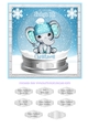 BABYS FIRST CHRISTMAS - BLUE - quick card