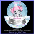BABYS FIRST CHRISTMAS PINK - rocker card