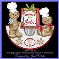 COOKIES FOR SANTA rocker card