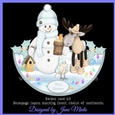 MOOSE & FRIENDS rocker card