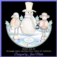WOOLY WINTER rocker card
