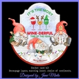 WINE-DERFUL TIME OF THE YEAR rocker card