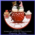 LOVEBIRDS rocker card