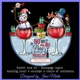 POUR THE MERLOT rocker card