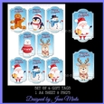 GIFT TAGS - CHRISTMAS SET