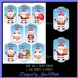 GIFT TAGS - CHRISTMAS SANTAS