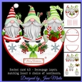 CANDY CANE GNOMES - ROCKER CARD