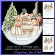 MISTLETOE MICE - rocker card