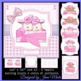 NEW BABY GIRL toppers