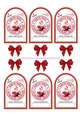CHRISTMAS GIFT TAGS - BOWS SEPARATE