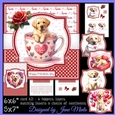 ANNIVERSARY, VALENTINES - LOVE - YELLOW LABRADORS