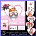 LOVE HAMSTERS - anniversary, valentines, engagement