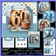 BIRTHDAY NUMBERS 60, 65, 70 for men