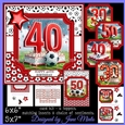BIRTHDAY AGES - 30, 40, 50 FOOTBALL