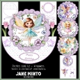 FLOWER FAIRY ROCKER CARD