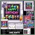 7x7, 5x7, 6x6 - BIRTHDAY SIGNS SET 2