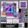 BIRTHDAY SIGNS 16, 18, 21
