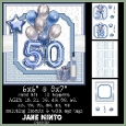 REQUEST - BIRTHDAY BALLOONS - 12 TOPPERS IN BLUE