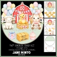BIRTHDAY AT THE FARM 2 rocker card kit