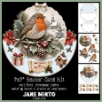THE CHRISTMAS ROBIN rocker card