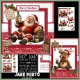 A VERY MERRY CHRISTMAS - decoupage or toppers