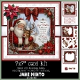 7x7 JOY OF CHRISTMAS - decoupage