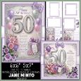 50TH BIRTHDAY 6x6 5x7