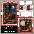 TWAS THE NIGHT BEFORE CHRISTMAS 6x6 5x7