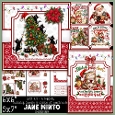 FELINE FESTIVE - toppers or decoupage