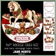 CHRISTMAS ROCKING HORSE - 7x7 rocker card