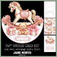 BIRTHDAY ROCKING HORSE - rocker card 7x7