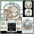 decoupage or toppers WINTER FAWN