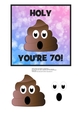 HOLY **** YOURE 70! pink/blue