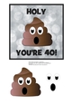 HOLY **** YOURE 40! grey