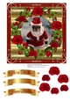 BAH HUMPUG! Santa Pug quick card topper