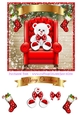 CHRISTMAS CHAIR WHITE BEAR